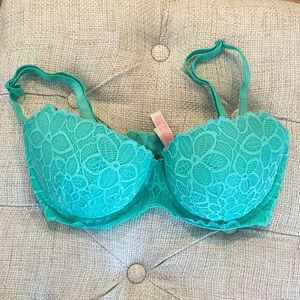 Victoria's Secret Lace Bra in Teal